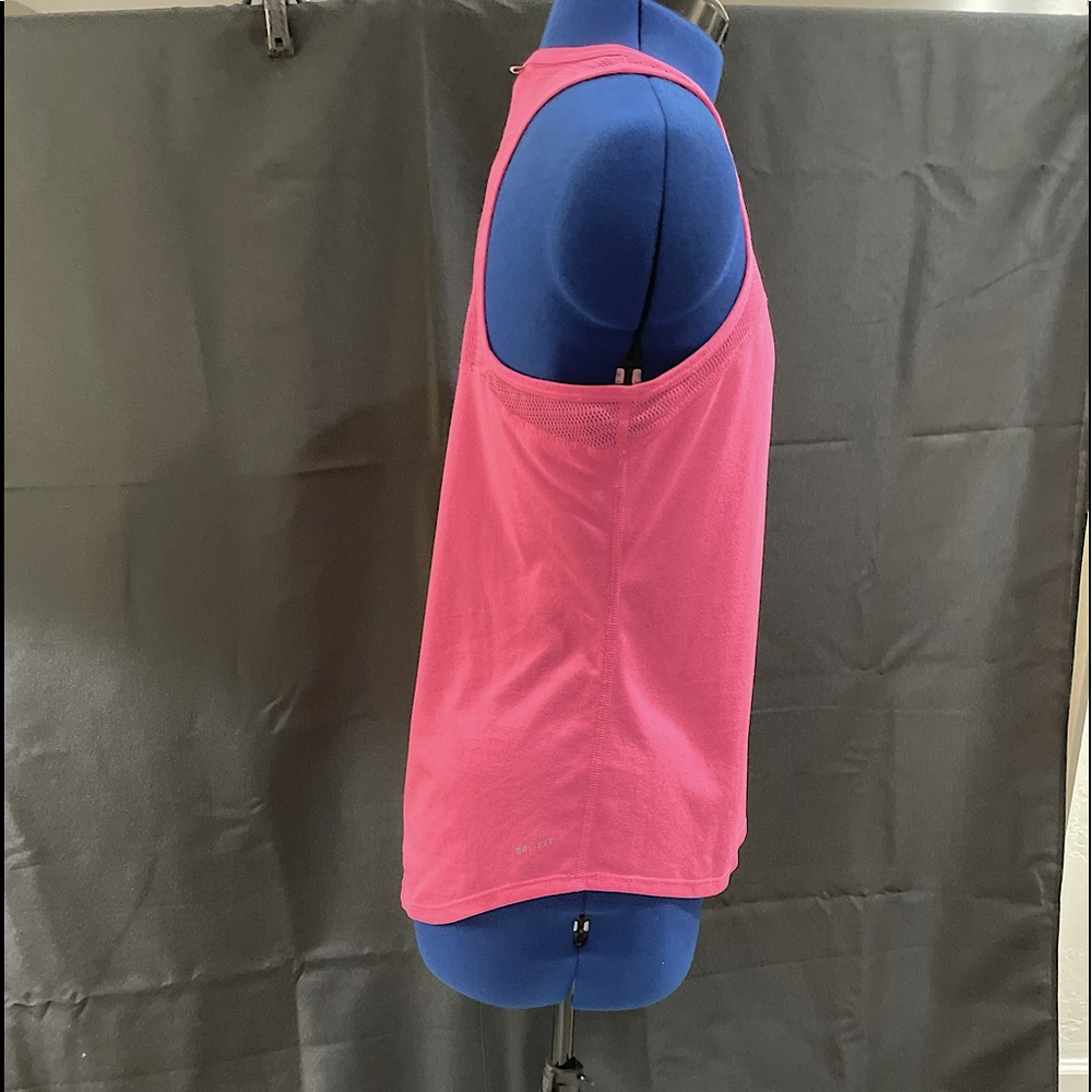 NIKE Racerback Dri-Fit Mesh Active Tank Top Med - Picture 3 of 9